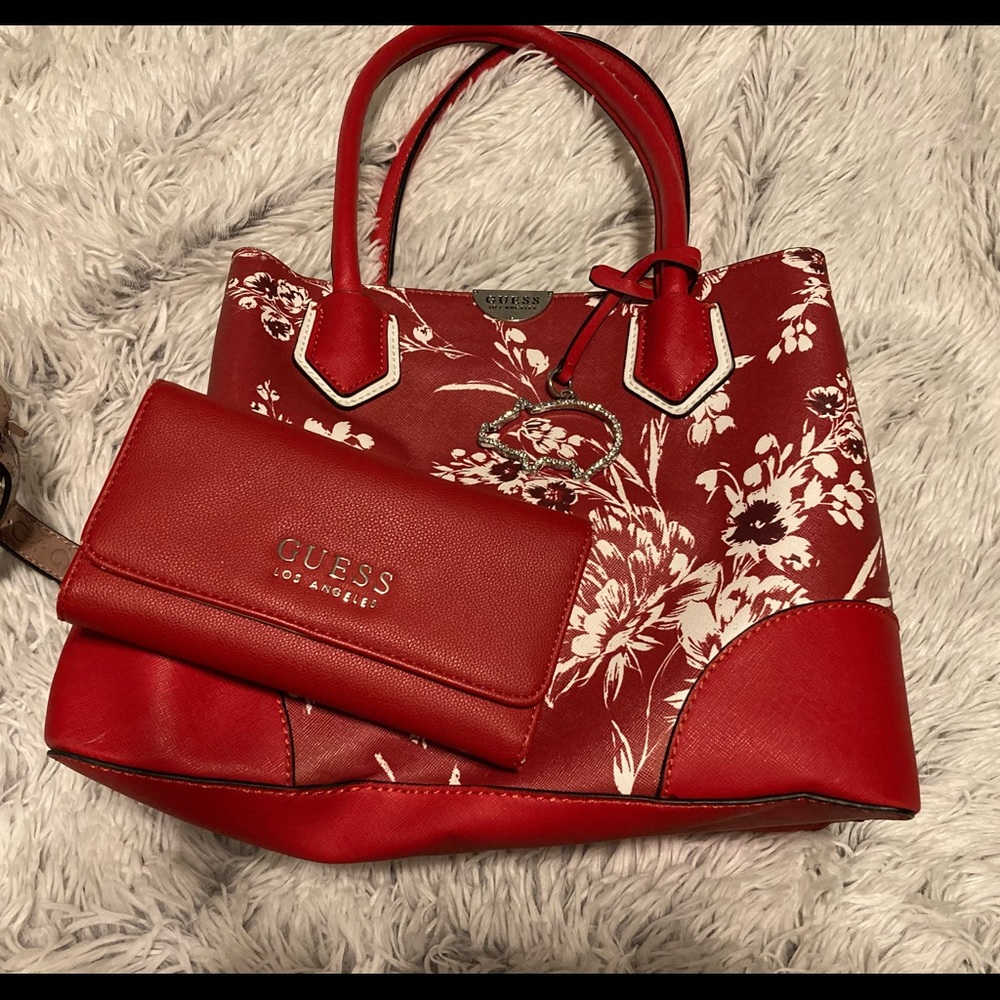 Guess handbag & wallet